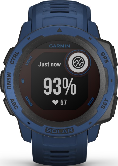 garmin instinct solar tidal blue