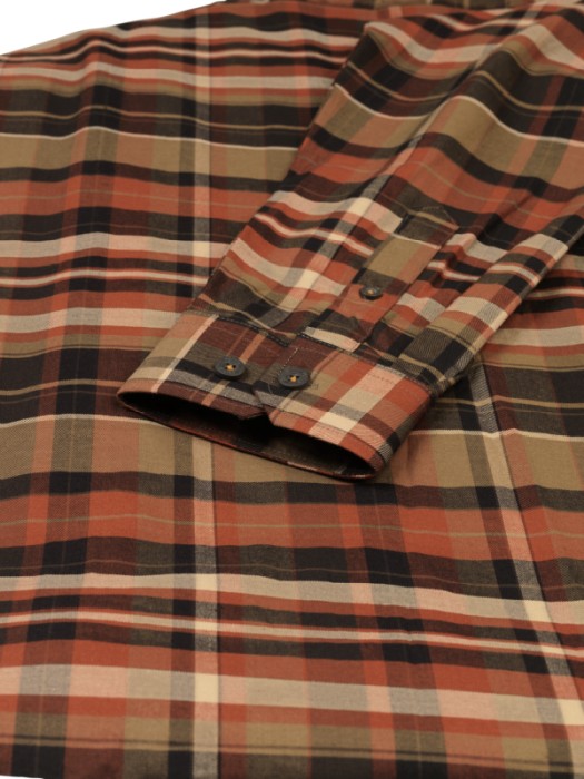 Kjøp Härkila Newton LS Skjorta Dark Burnt Orange Check Härkila Newton LS Skjorte Dark Burnt Orange Check